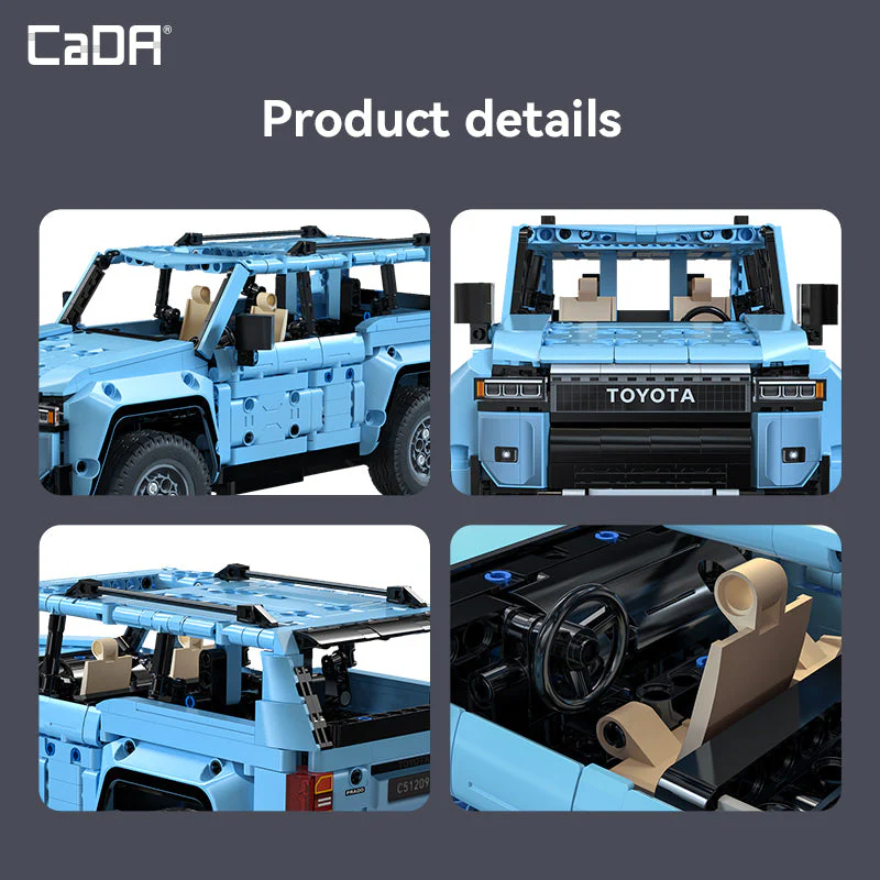 CaDA Bricks 1: 14 TOYOTA PRADO C51209W - Image 4