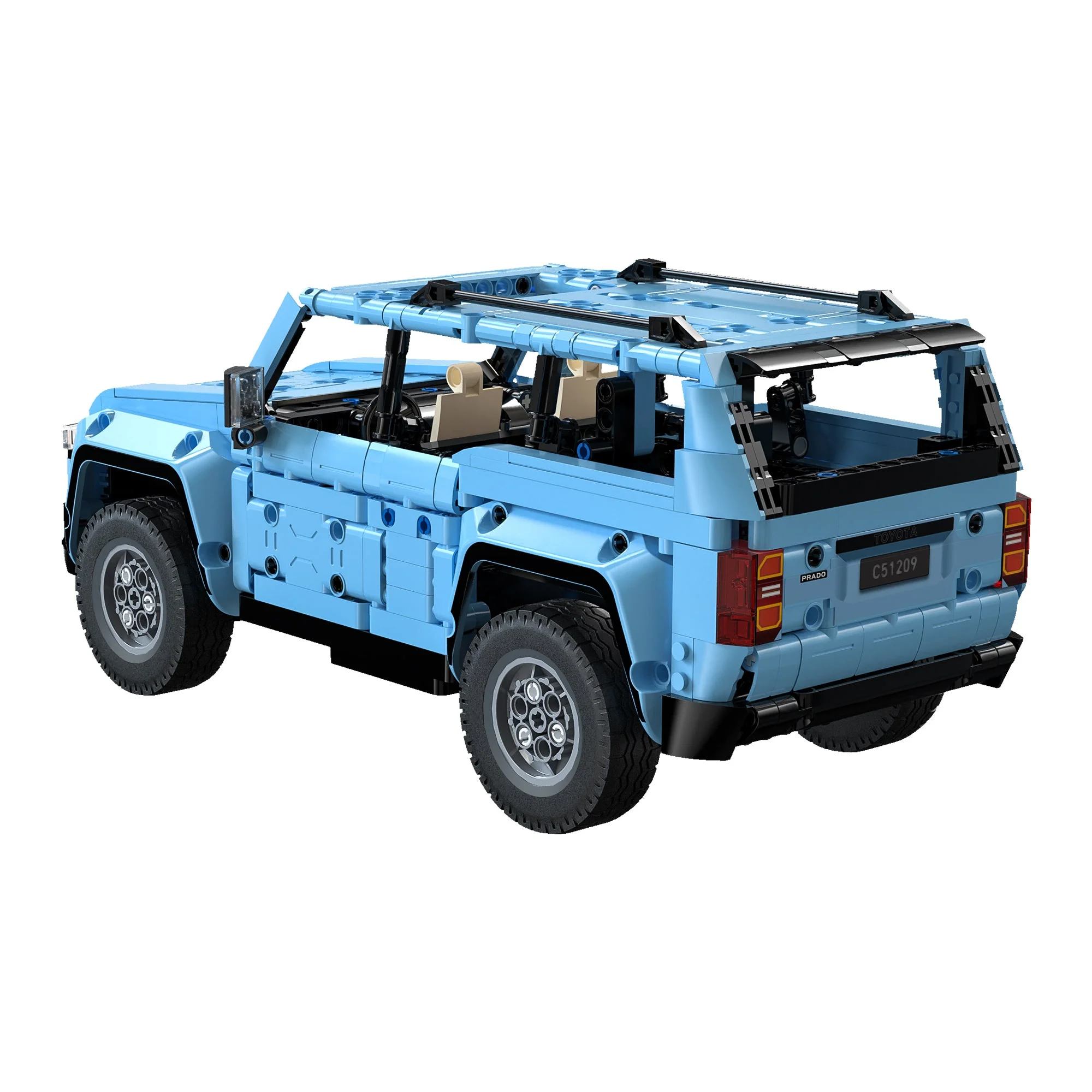 CaDA Bricks 1: 14 TOYOTA PRADO C51209W - Image 6