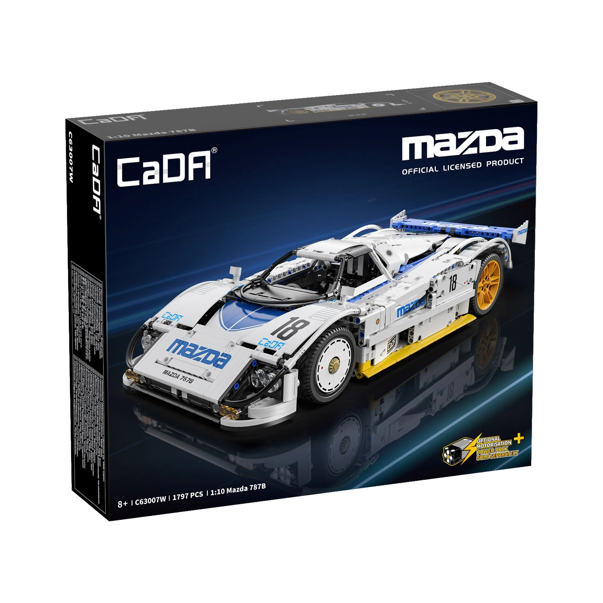 CaDA 1:10 Mazda 787B C63007W - Image 7