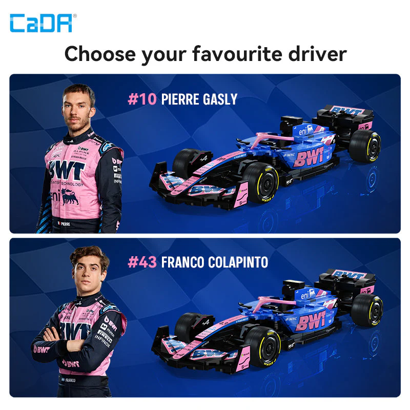 CaDA 1:24 BWT ALPINE FORMULA ONE A525 C55024W - Image 5