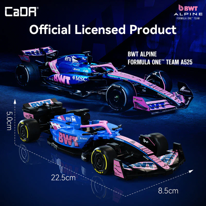 CaDA 1:24 BWT ALPINE FORMULA ONE A525 C55024W - Image 7