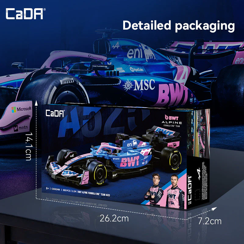 CaDA 1:24 BWT ALPINE FORMULA ONE A525 C55024W - Image 8