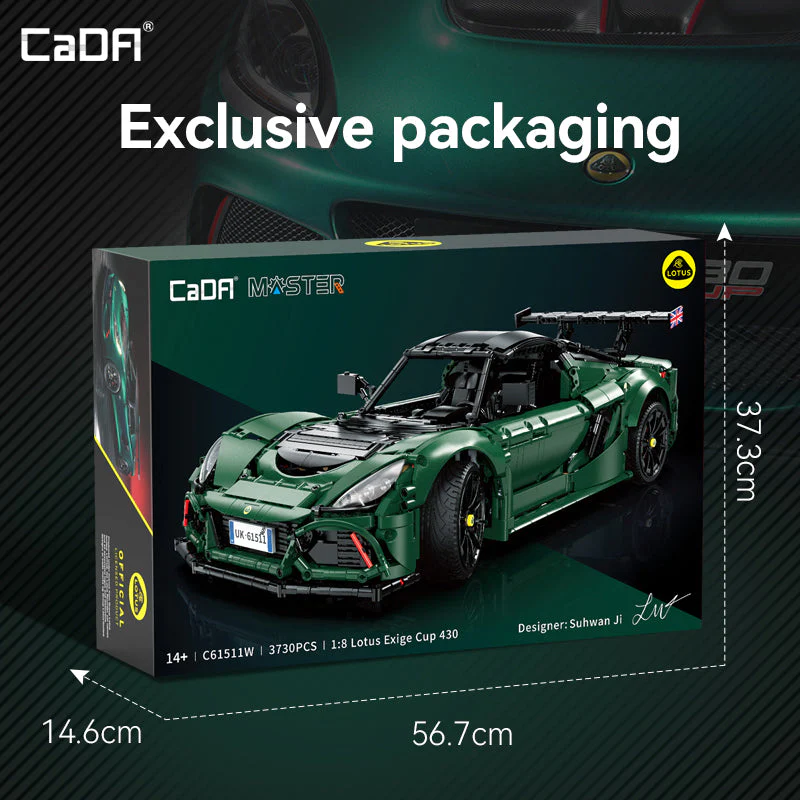 CaDA 1:8 Lotus Cars Exige Cup 430 1:8 Technic C61511W - Image 10