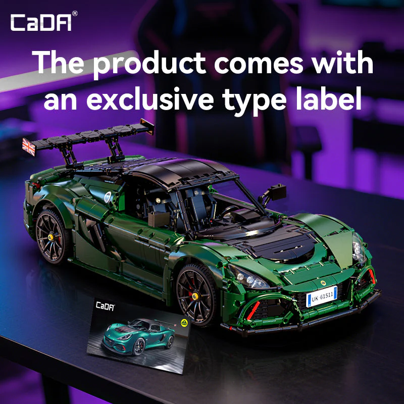 CaDA 1:8 Lotus Cars Exige Cup 430 1:8 Technic C61511W - Image 4