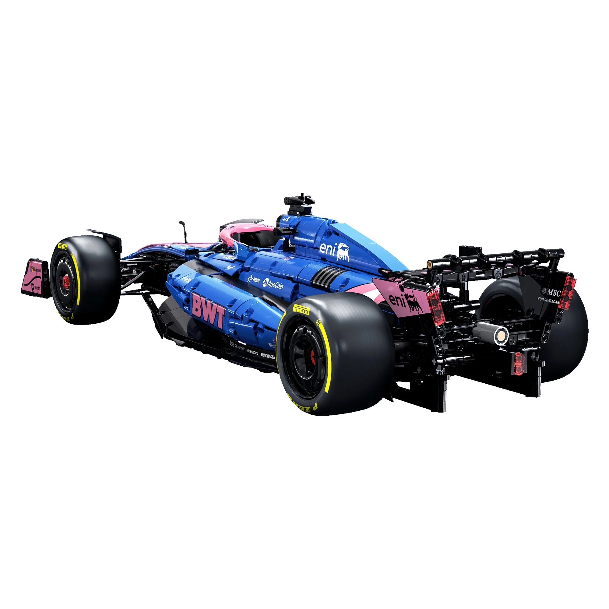 CaDA 1:8 Scale Alpine A525 Formula 1 Car Building Set 2173PCS C64012W - Image 10