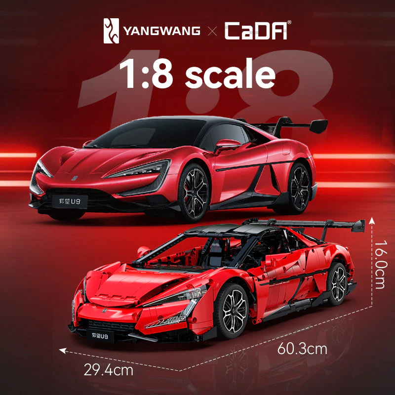 CaDA 1:8 YangWang U9 Supercar C64011W - Image 3