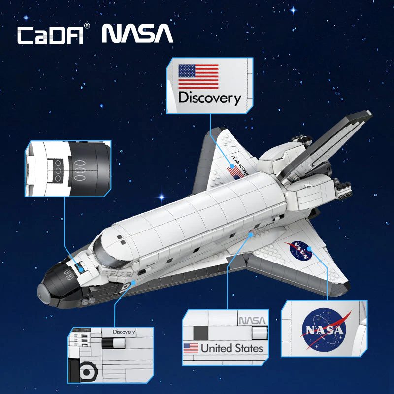 CaDA Master1:80 NASA Space Shuttle Discovery C56052W - Image 4