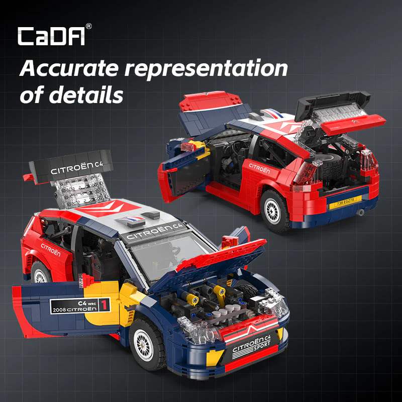 CaDA 1:12 Cars 2008 Citroen C4 WRC C62005W - Image 4