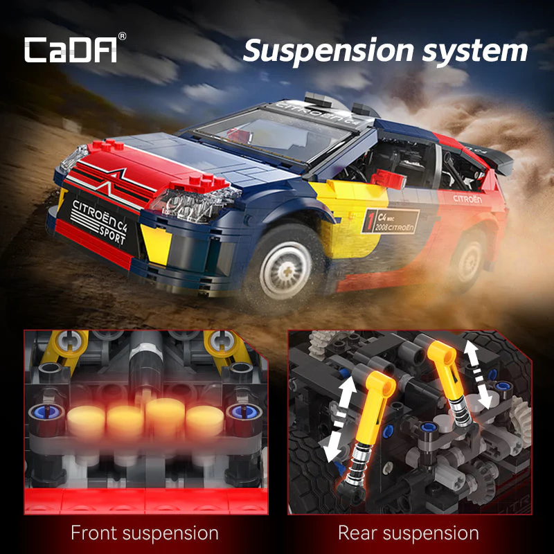CaDA 1:12 Cars 2008 Citroen C4 WRC C62005W - Image 5
