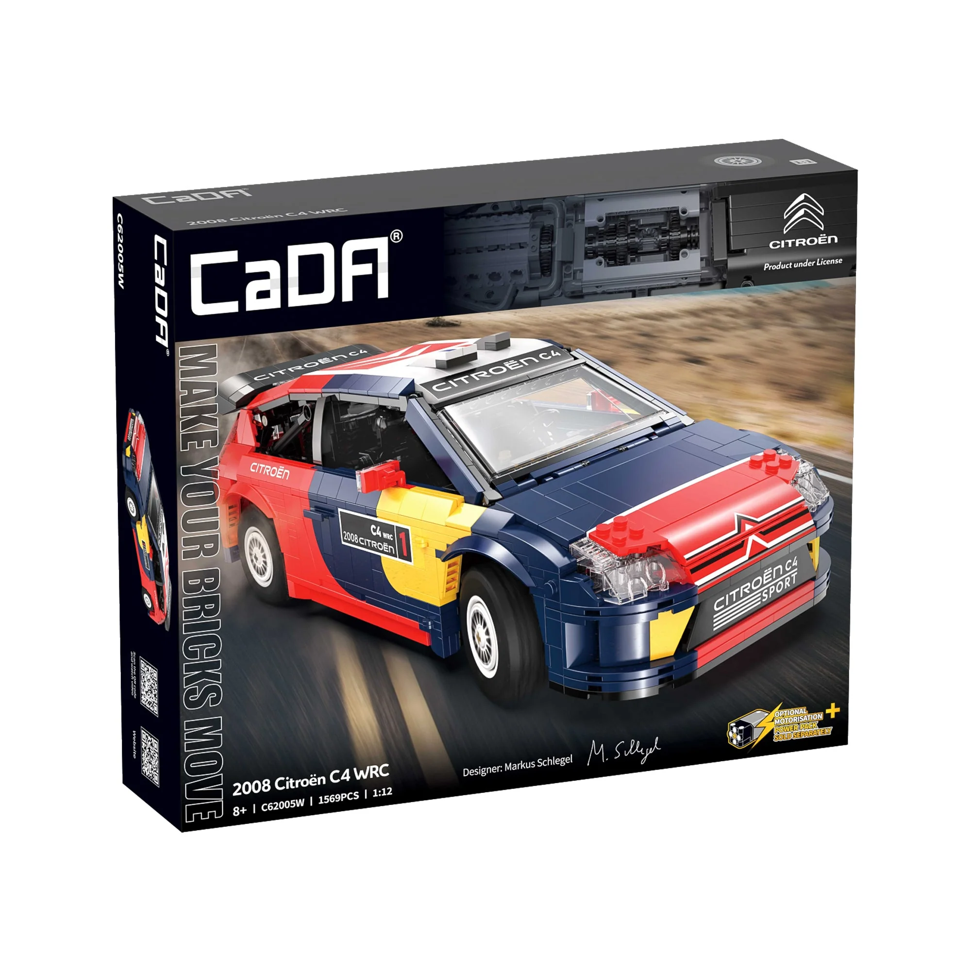 CaDA 1:12 Cars 2008 Citroen C4 WRC C62005W - Image 7