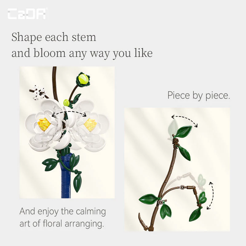 CaDA ARTIZAN EASTERN FLORAL ART C59033W - Image 4
