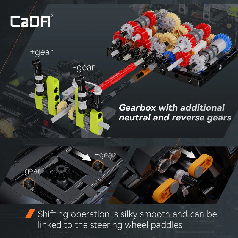 CaDA Bricks 1: 10 Assassin XR 3617PCS C61513W - Image 5