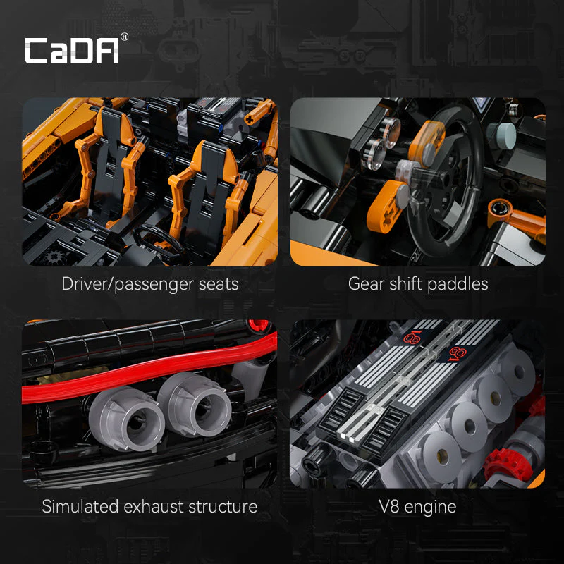 CaDA Bricks 1: 10 Assassin XR 3617PCS C61513W - Image 6