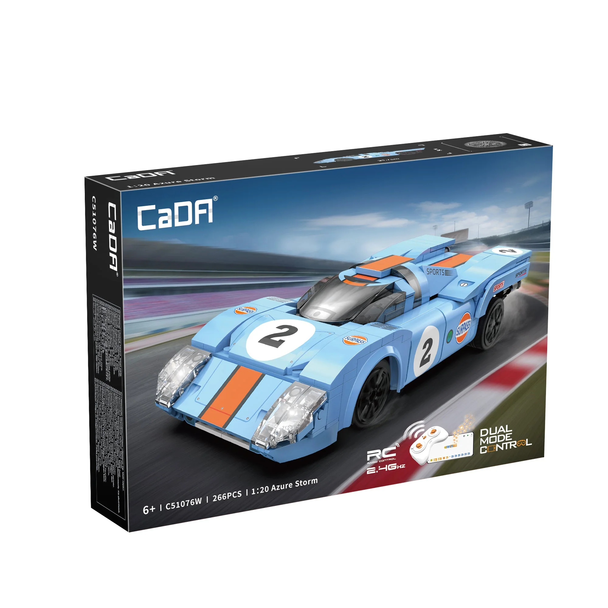 CaDA 1:20 Azure Storm C51076W - Image 6