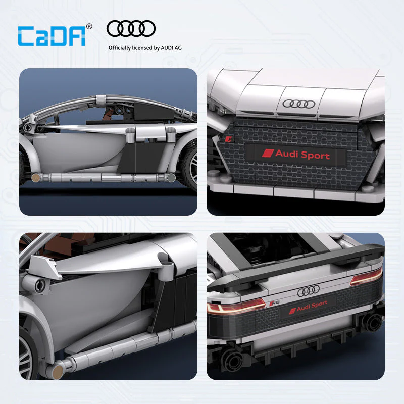 CaDA Bricks 1: 14 Audi R8 Coupe C57012W - Image 7
