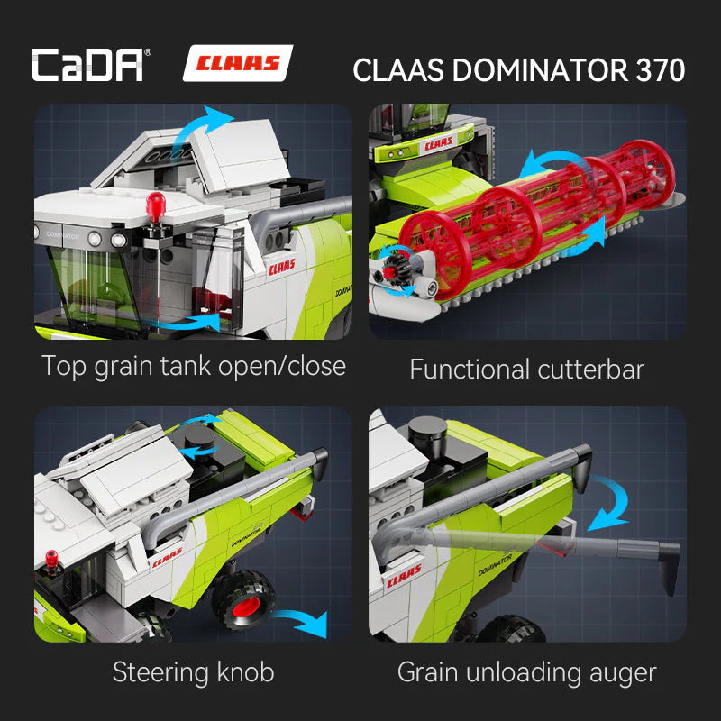 CaDA Bricks Claas Farming Series C65014W C65015W C65016W - Image 4