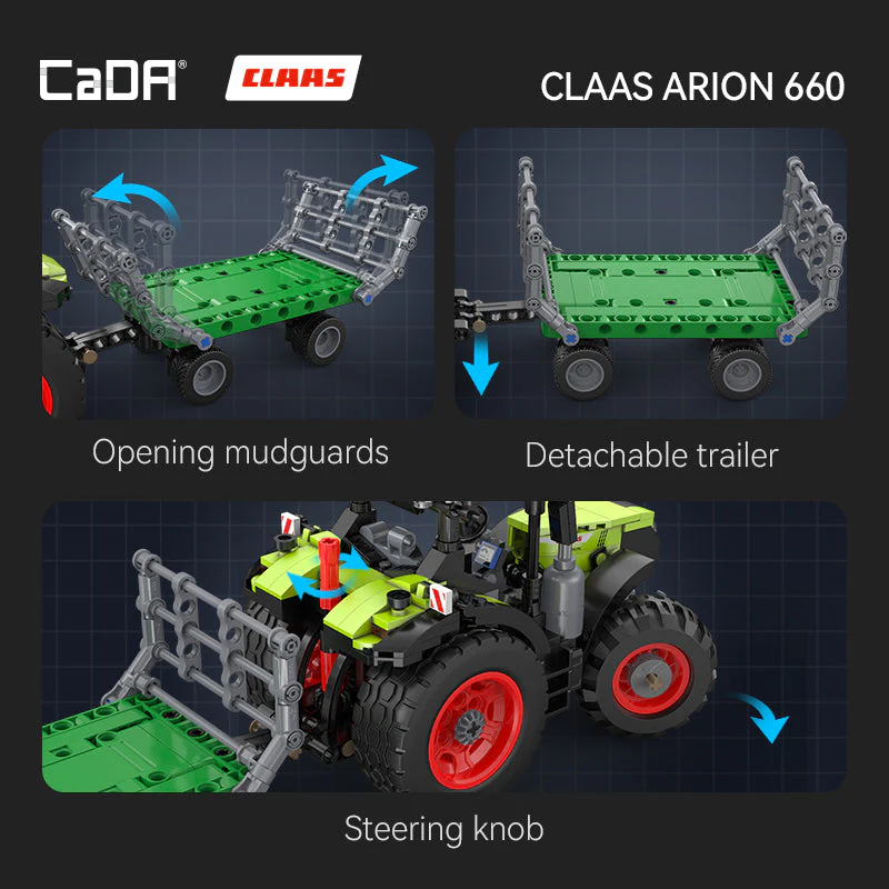 CaDA Bricks Claas Farming Series C65014W C65015W C65016W - Image 5