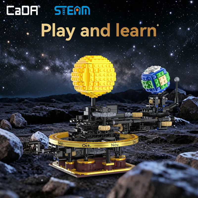 CaDA bricks solar system steam building set C71009W