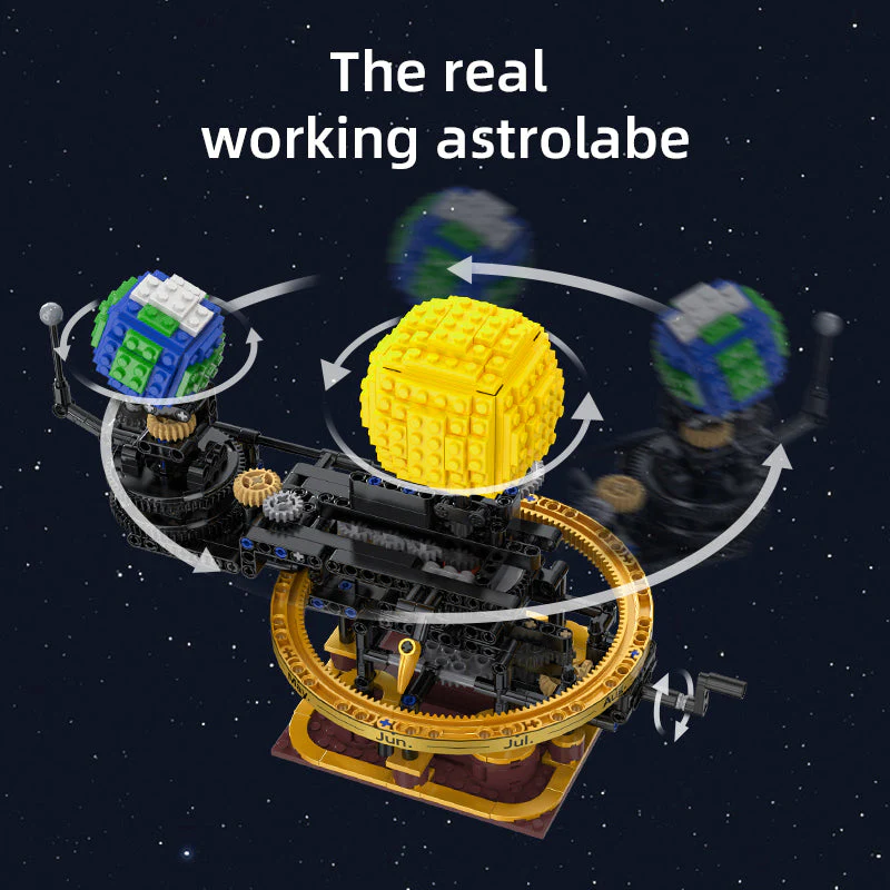 CaDA bricks solar system steam building set C71009W - Image 4