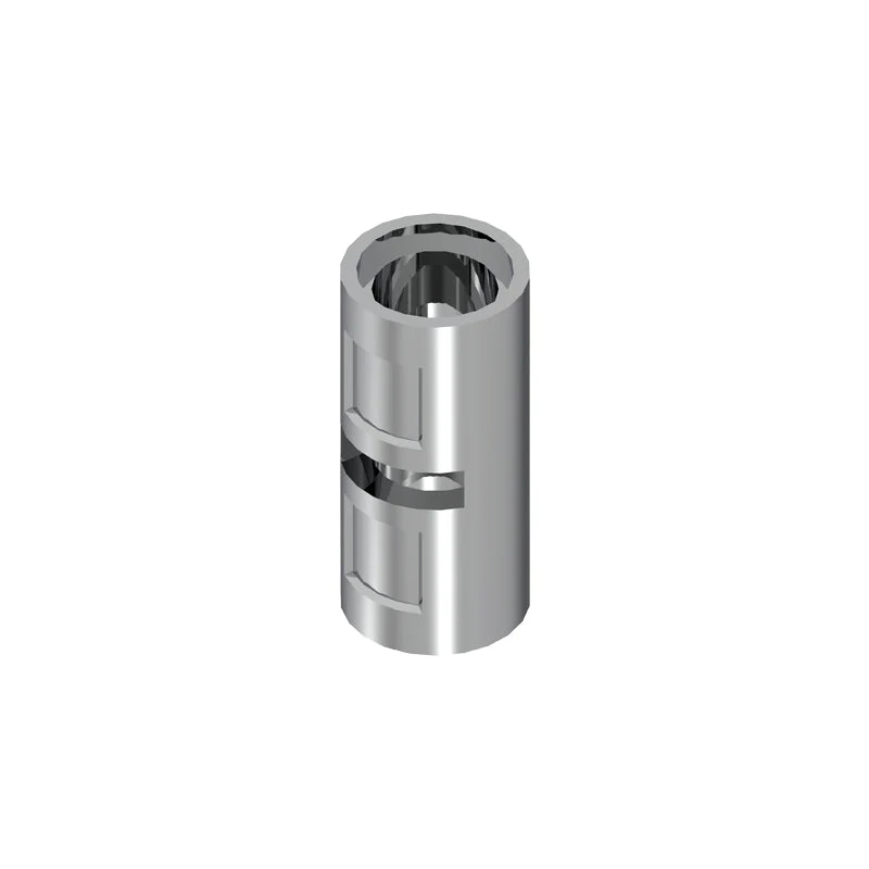 CaDA  Electroplating silver Pin Connector Round 2M with Slot | JH3021*100