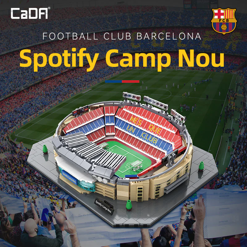 CaDA FC Barcelona Spotify Camp Nou – Ultimate Modular Stadium Building Kit C66023W - Image 2