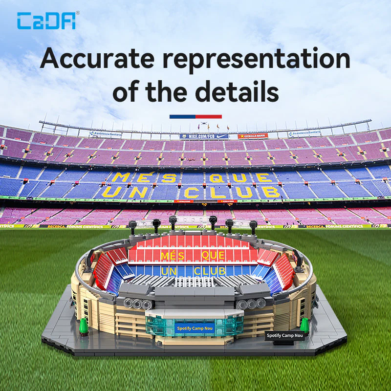 CaDA FC Barcelona Spotify Camp Nou – Ultimate Modular Stadium Building Kit C66023W - Image 7
