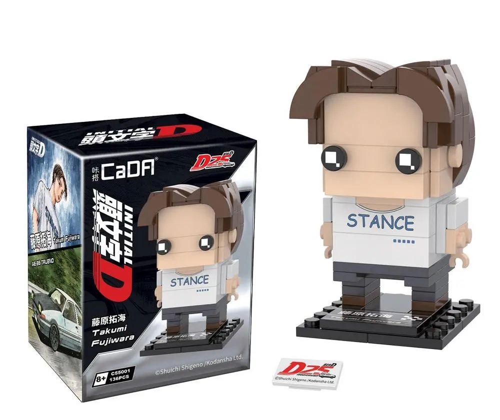 Initial-D Charactors Brickheads | CaDA C55001-C55005w