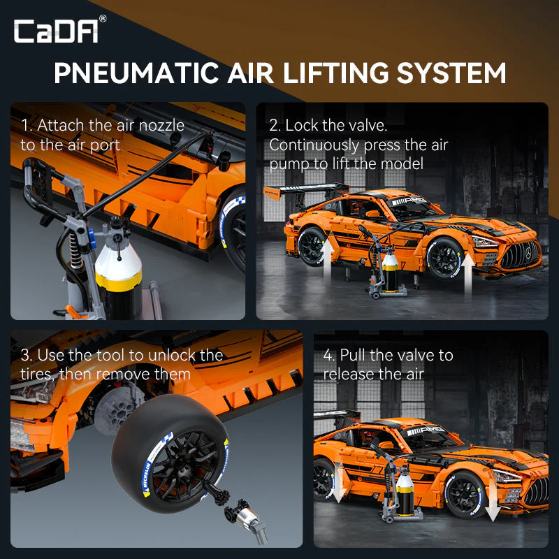 CaDA Master 1:8 Mercedes-AMG GT3 5466PCS C64008W - Image 6