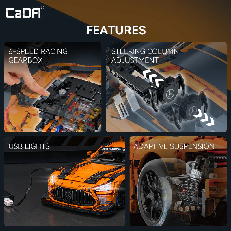 CaDA Master 1:8 Mercedes-AMG GT3 5466PCS C64008W - Image 7
