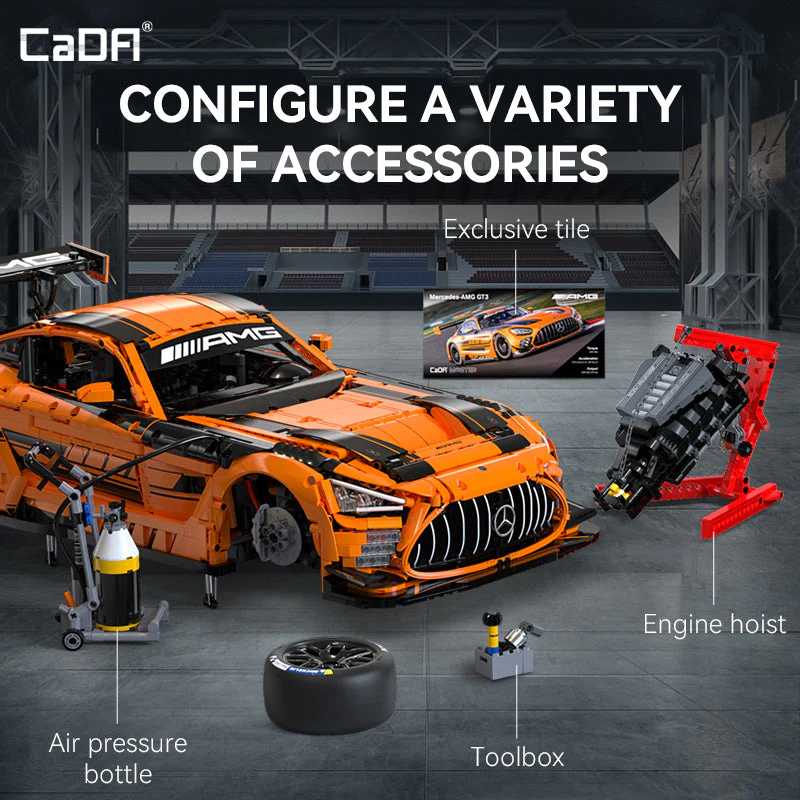 CaDA Master 1:8 Mercedes-AMG GT3 5466PCS C64008W - Image 8