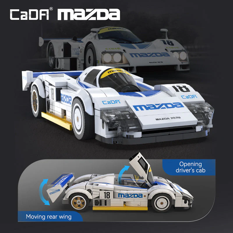 CaDA 1:24 MAZDA 787B (#18) 1991  C55029W - Image 4