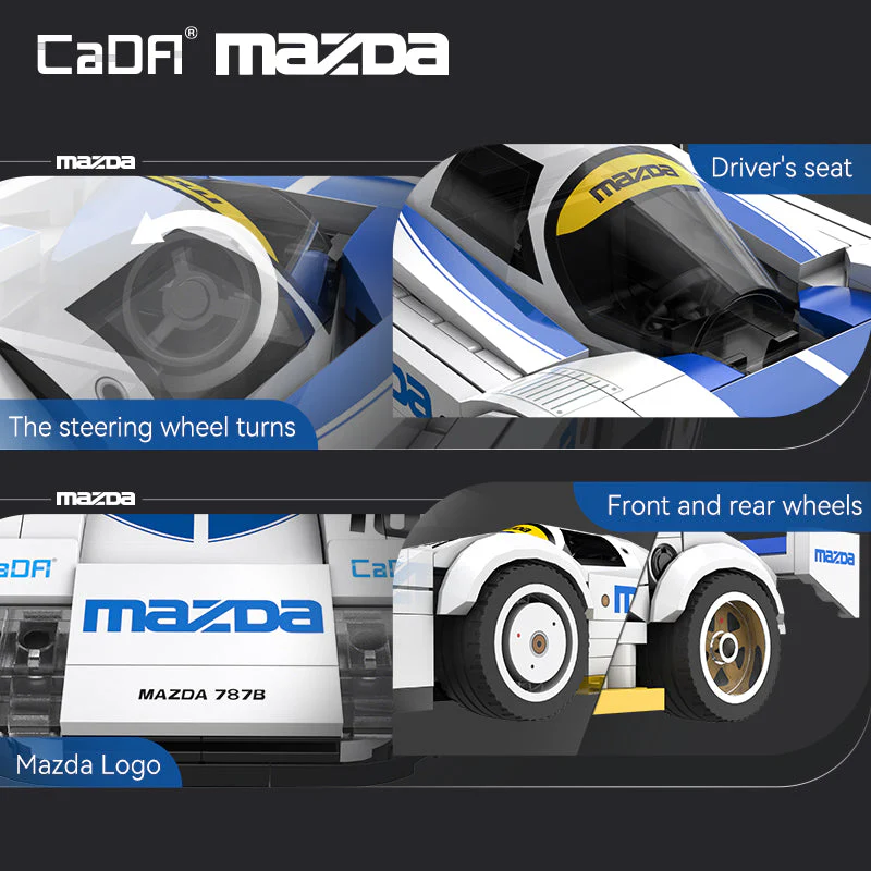 CaDA 1:24 MAZDA 787B (#18) 1991  C55029W - Image 5