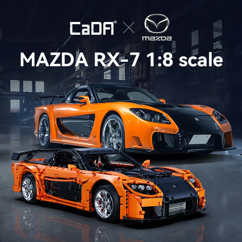 CaDA Master 1:8 Mazda RX-7 C61502W - Image 3
