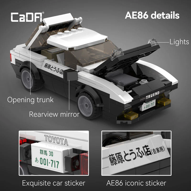 CaDA Initial D 1:24 Series C55012W-C55014W - Image 5