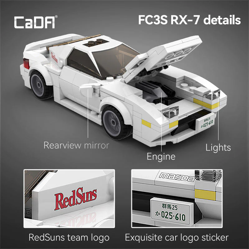 CaDA Initial D 1:24 Series C55012W-C55014W - Image 6