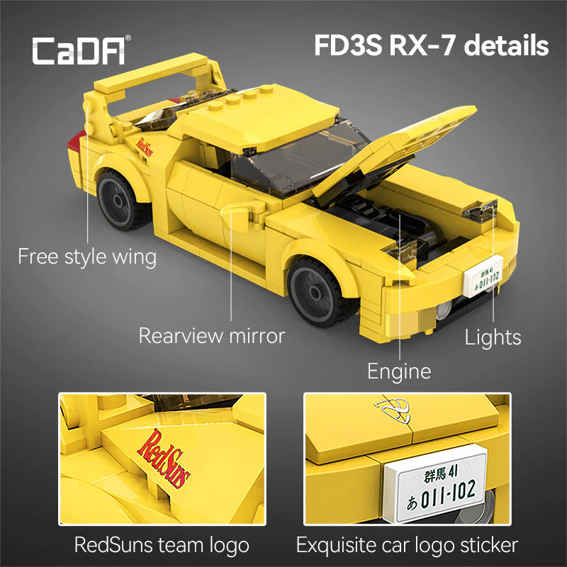 CaDA Initial D 1:24 Series C55012W-C55014W - Image 7