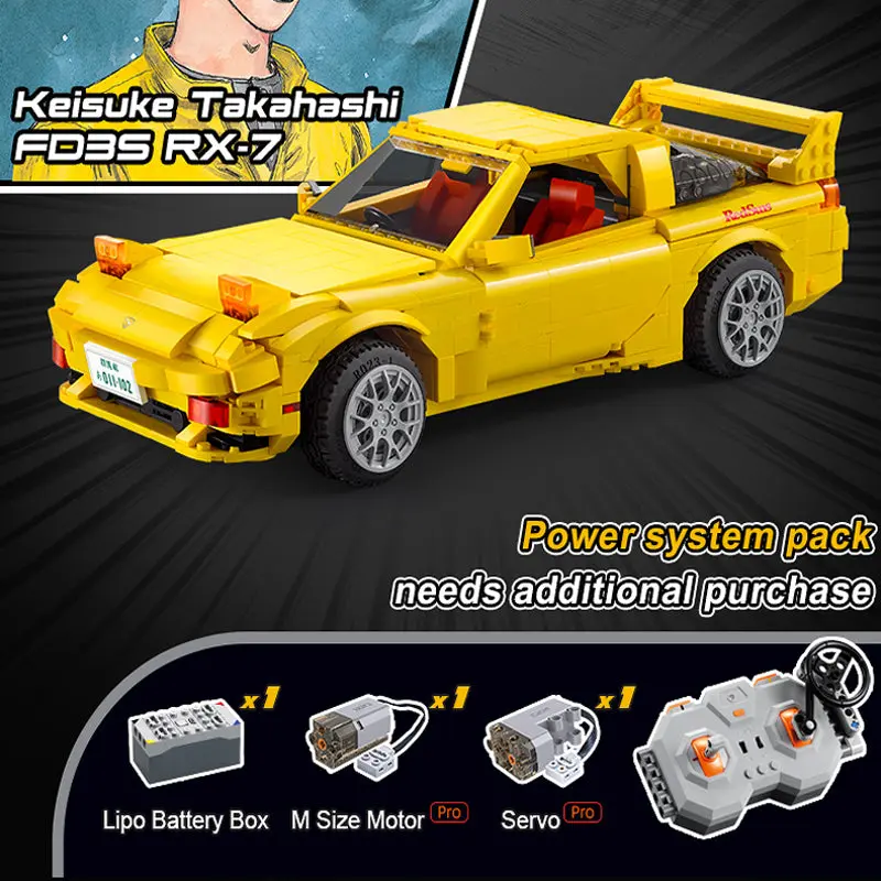 CaDA Initial D 1:12 Mazda RX-7 FD3S C61023W - Image 9