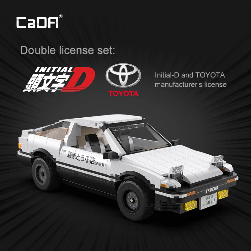 CaDA Initial D 1:12 Toyota Trueno AE86 C61024W - Image 3