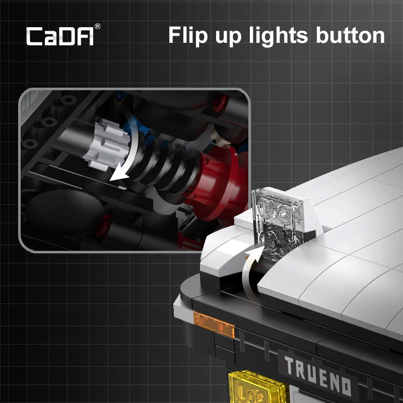 CaDA Initial D 1:12 Toyota Trueno AE86 C61024W - Image 4