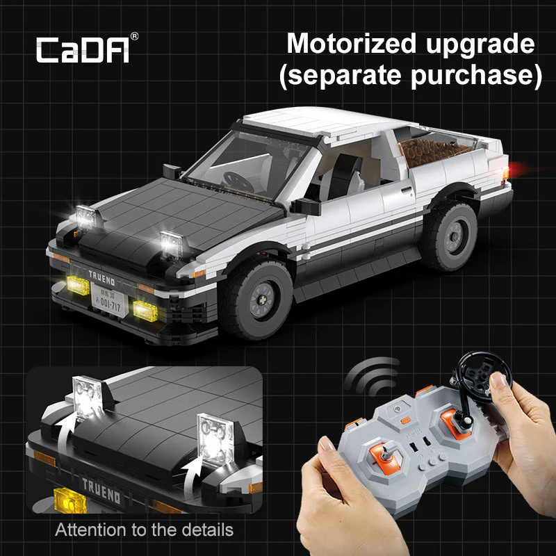CaDA Initial D 1:12 Toyota Trueno AE86 C61024W - Image 6