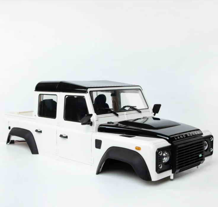 Double E RC  Land Rover Defender White Body Pickup Version  | SY101-002