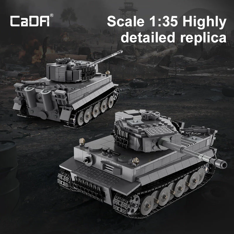 CaDA Master WW II German Tiger Tank C61071W - Image 4